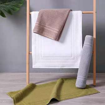 Classic Luxury Cotton Bath Mat Floor Towel