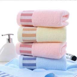 100% Cotton Bath Hand Towel , Face Towel Soft Highly Absorbent Towels for Adults