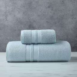 Factory wholesale premium soft linen luxury cotton bath towel set for bathroom