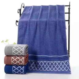 Factory wholesale promotion cotton jacquard bath towels