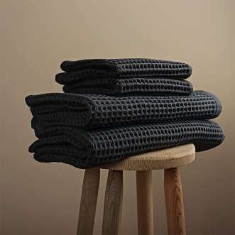 100% pure cotton premium waffle weave bath towel set honeycomb towels