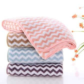 Premium soft microfiber coral velvet face towel